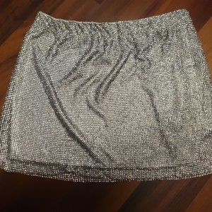 Silver Sparkle skirt